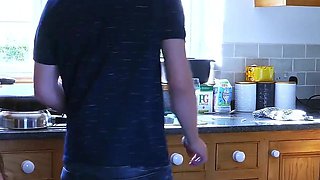 Fucked in Kitchen and on Sofa