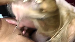 Blonde German Girl seduce to Private Amateur Gangbang