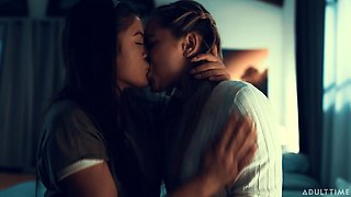 Sensual lesbian first time sex with Alina Lopez and Kendra Spade