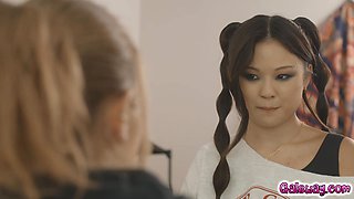 Electra Rayne lusty lesbian sex with Lulu Chu