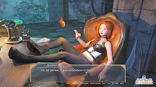 Sensational 3D deepthroat scene with intense gagging magic