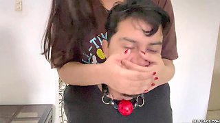 Total Control: Bound Femdom Experience with the Handgag Squad