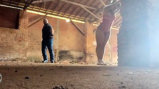 Amateur fetish BDSM action with redhead