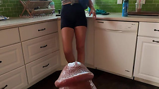 Hot Stepmom Catches Stepson Masturbating