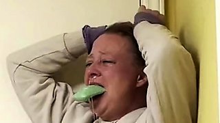 Naughty mouth swabbed out with soap