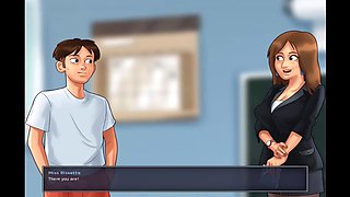 Cartoon fantasies come to life with Misskitty2k in summertime saga