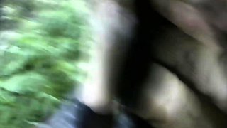 Fucking an emo gothic Russian outside