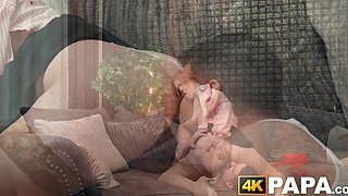 Redhead Kaira Love cant resist a good vibrating cock