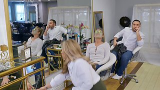Sneaking In A Last Minute Facial With Keiran Lee, Tyler Faith - Brazzers