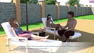 Stepbrother Caught Touching Bella's Boobs While Sunbathing - John Denvers