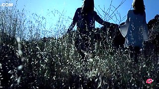 Pussy Pleasers And Eat Pussy In The Woods! 11 Min With Lady Scarlet, Blake Bartelli And Scarlet Red