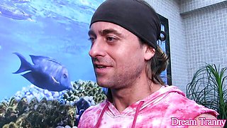 Sex hungry kitten's shemale video