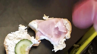 I jerk off on my bread and eat it!