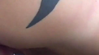 Robyn Foxx Dildos Her Pussy in My Back Seat