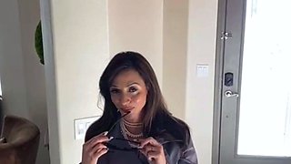 Amateur striptease and Solo masturbation