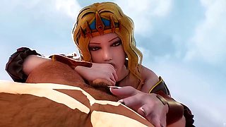 Animated cartoon fantasy with wild 3D sex scenes