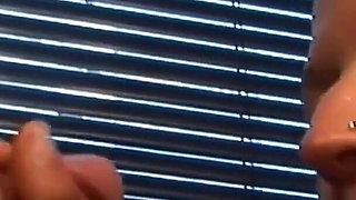 Mature cock in blonde petite...cum on tits