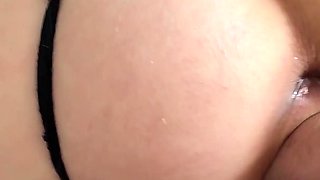 My Stepdaughter's Juicy Ass on My Fisting, What a Horny Bitch She Is