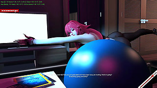 Student Cyber Goddess with Forbidden Curves - 3D Animation Hentai