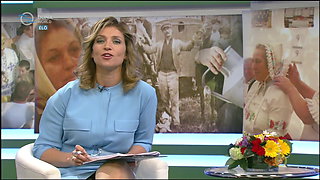 Sexy hungarian TV host