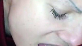 She Fucks Me Hard and Deep in the Pussy with Her Tongue, and I Jerk off My Clitoris with a Vibrator