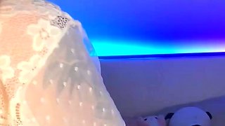 Dirty talk with yam-sized breasts and taut rump in