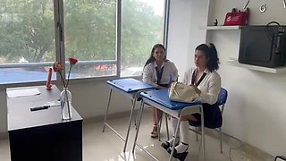 Hot Math Teacher Fucks Virgin Student For Good Grades - HD Hindi Audio