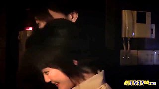 Japanese Couple Have A Romantic Sex After Candle Light Dinn