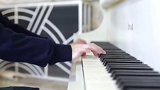 Sleazy harlot teenie Sammie Daniels riding her teachers knob