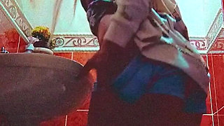Delicius Play in Batroom Time Need Clit Cum Ride Ur Dick in My Ass and Wet Pussy Honeyy