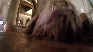 Live From the Hot Tub Part 1 of 6: Sucking Cock Fuck Doggy Style While Camming in the Bath