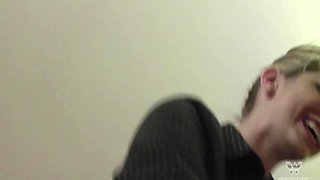 Blonde Lesbians in BDSM Unleash Strapon Sensual Fury