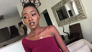 Petite African Teen Pounded In The Pussy
