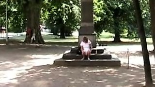Amateur blonde and brunette lick each other