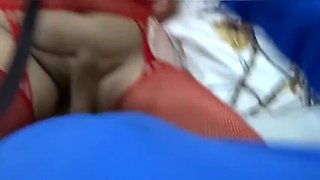 Stepmom On All Fours Gets Hairy Pussy Filled With Cum