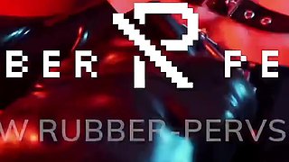 Facesitting on the Restricted Rubber-slave