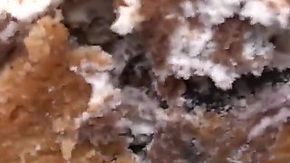 Smoking Mistress and Cake From Boot Soles POV Clip, Lady Victoria Valente