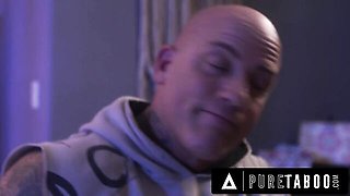 Libidinous Derrick Pierce and Coco Lovelock's chastity belt scene