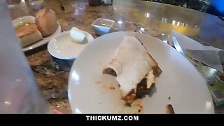 Huge ass blondie screws a guy she just faced in a hotel room