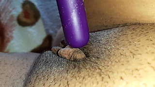 My Pussy Is Dripping and My Swollen Clit Is Shaking From an Intense Orgasm From the Vibrator