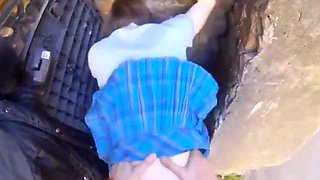 French Amateur Adult Video Prise Contre un Blockhauss