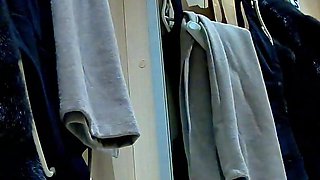 Trying on Clothes and Masturbating in a Public Fitting Room. Ep 12702