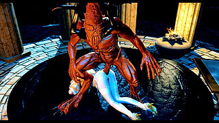 Big Cock Virtual Queen of Bigboob Fantasy - 3D Animation Hentai