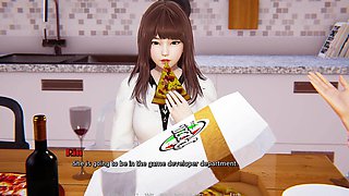 My Real Desire 2 - Alex Seen Half-nude Ms. Ghost (pussy and Ass) in the Toilet