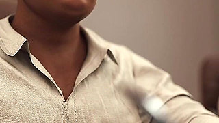 Sexy Married Teacher Having Threesome with Two Lucky Students - the Office