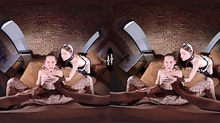 Matty & Tiffany Tatum VR Porn: Maid For Bi Sex - DarkRoomVR