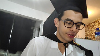 Entiado Didn't Go to Graduation Party to Put His Tiny Penis in His Stepmother's Ass