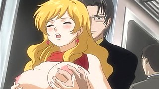 Anime porn – Fumble a Steaming Huge-boobed Ash-blonde COUGAR on a Public Teach [UNCENSORED]