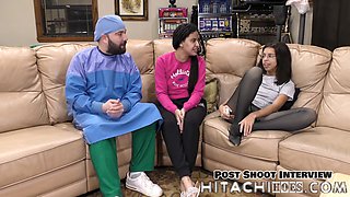 Pothead Alix Avery goes through another round of mandatory vibrator orgasms with Dr. Tampa