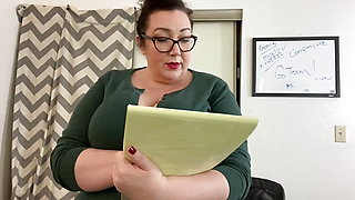 POV Busty BBW Coworker Fuck